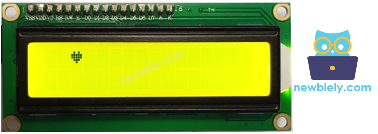 benutzerdefiniertes LCD-Zeichen