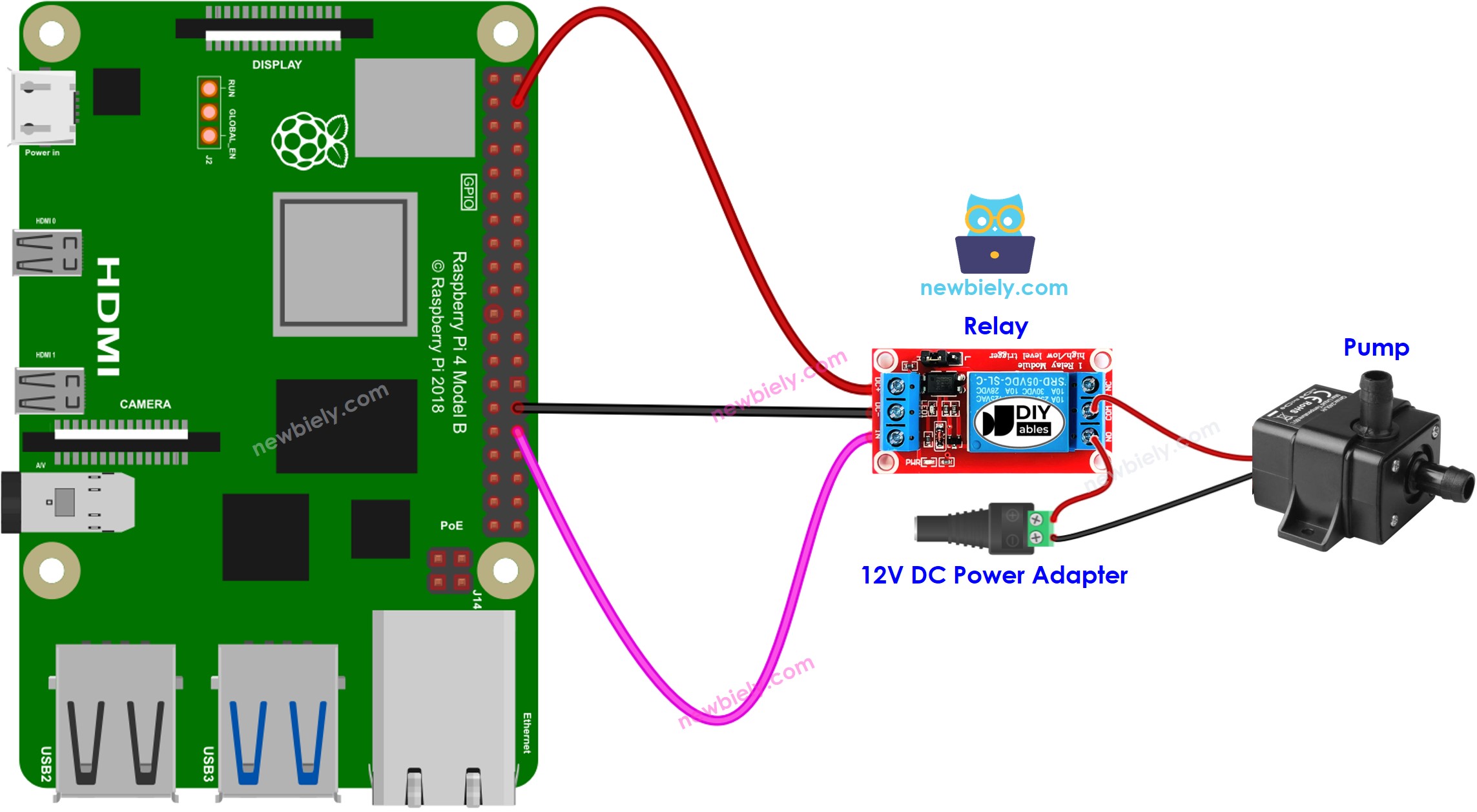 Raspberry Pi Pumpe Schaltplan