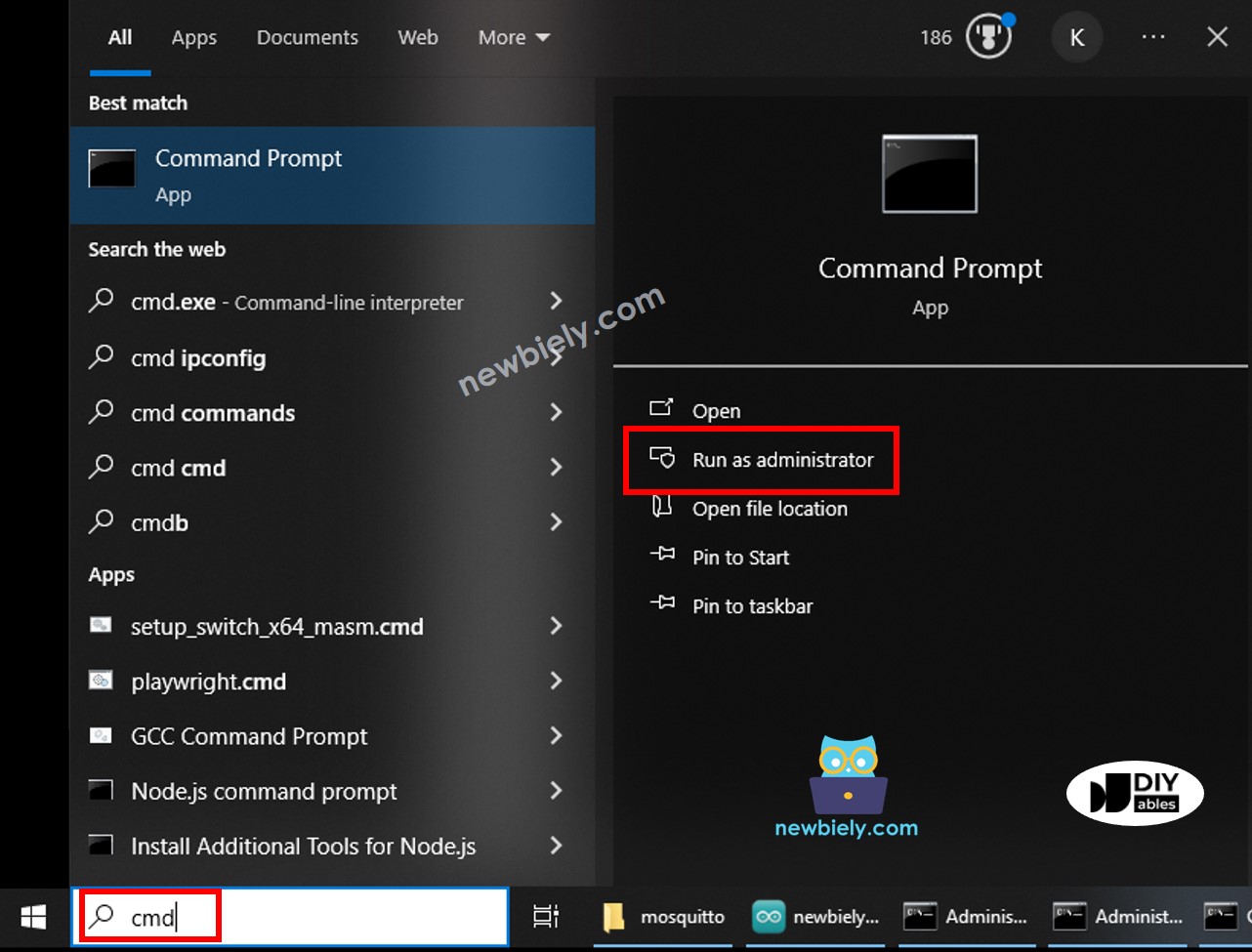 Windows-Eingabeaufforderungsadministrator